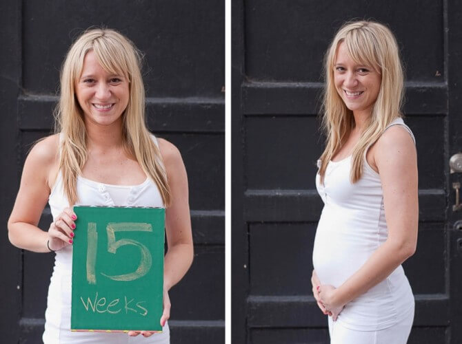 Фото живота в 15 недель беременности фото